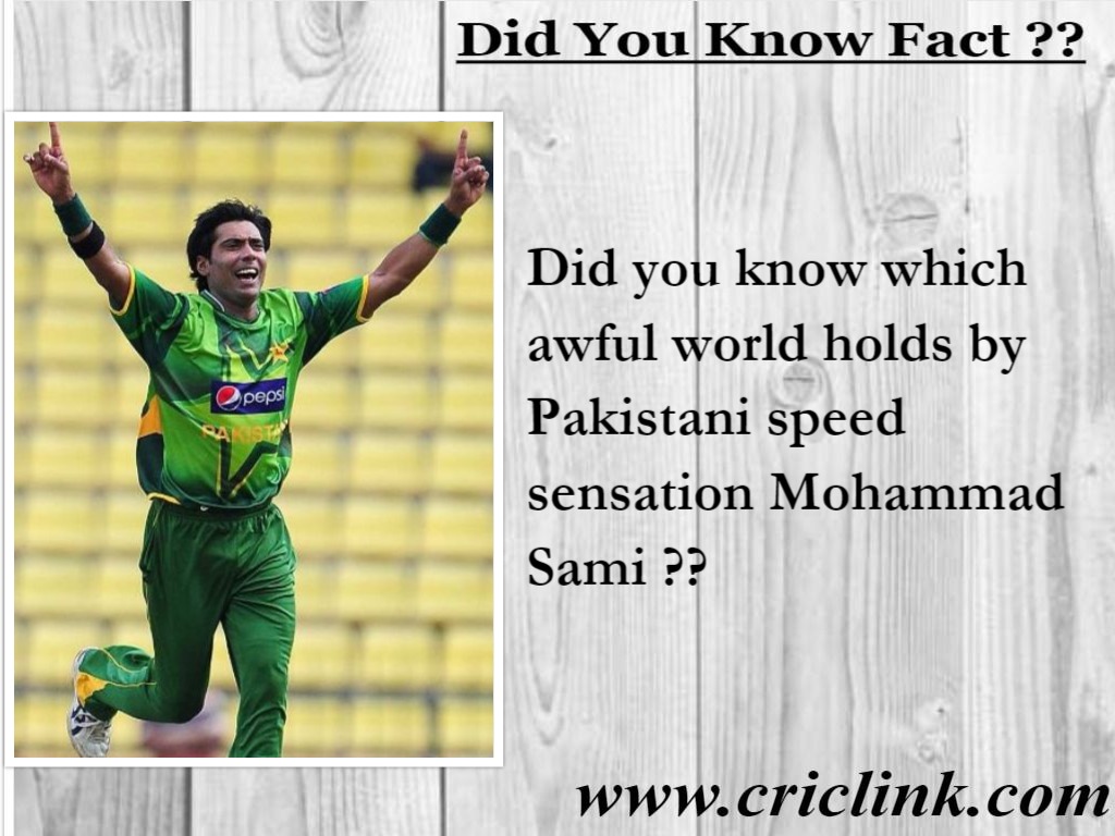 Mohammad Sami bowled the longest over in ODI cricket