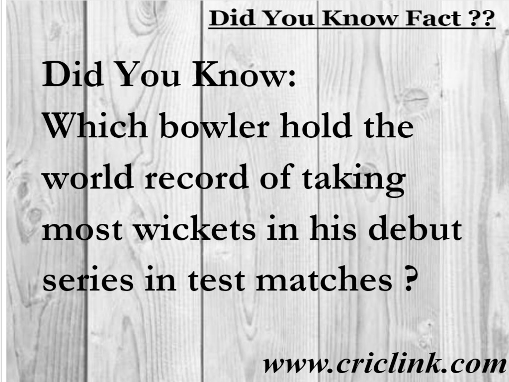 Terry Alderman - Most wickets in debut Test series