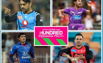 Afghanistan Cricketers in Hundred Cricket