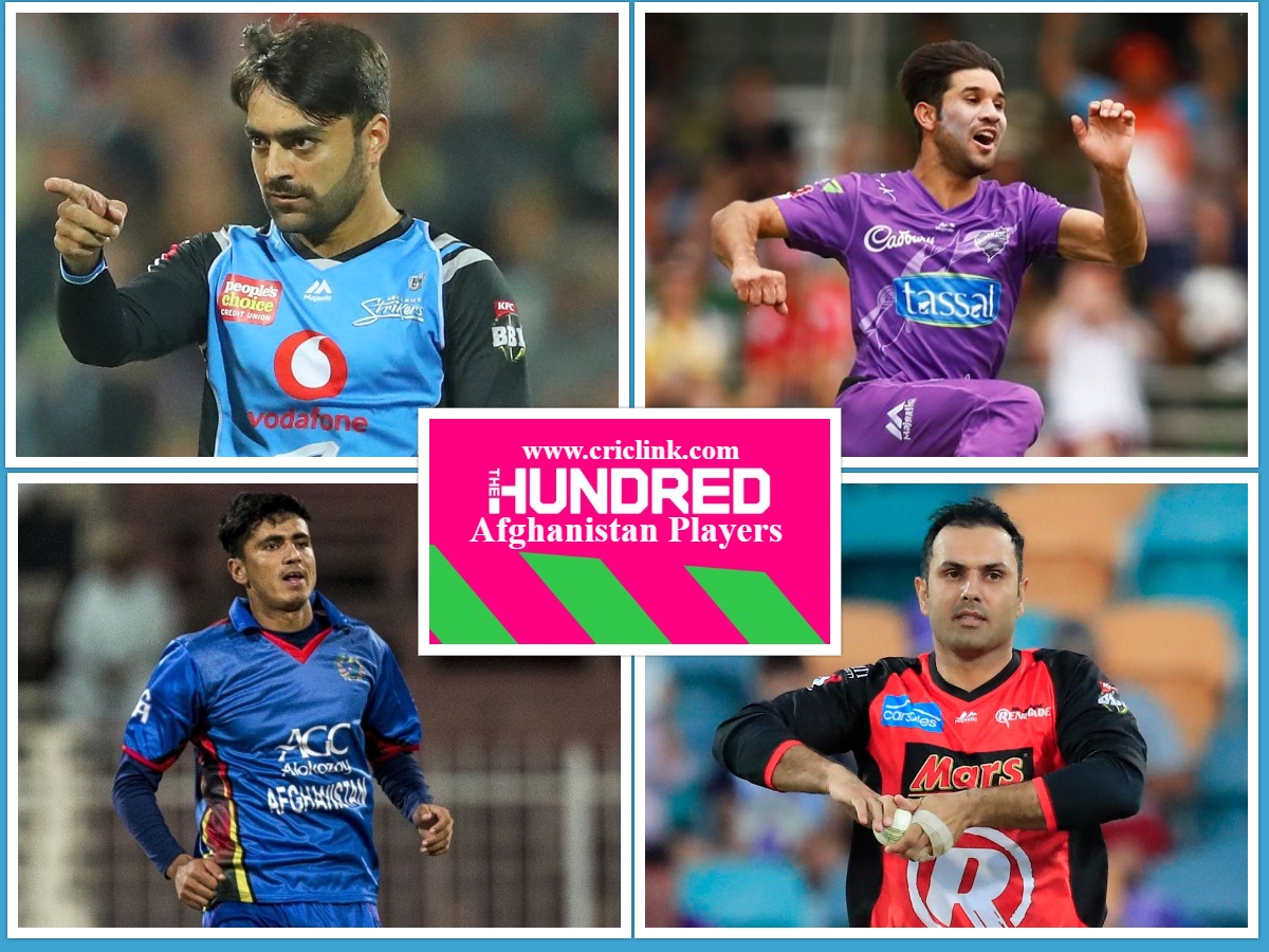 Afghanistan Cricketers in Hundred Cricket 2022