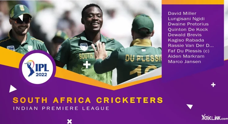 South Africa Players in IPL 2022