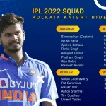 Kolkata Knight Riders Squad 2022