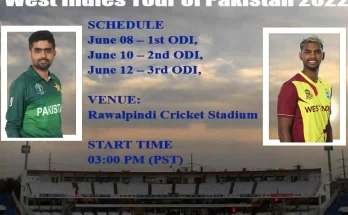 West Indies tour of Pakistan 2022