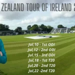 New Zealand tour of Ireland 2022 - Squad, Schedule, TV Broadcast