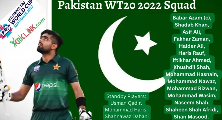 Pakistan T20 World Cup Squad 2022