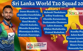 Sri Lanka T20 world cup Squad 2022