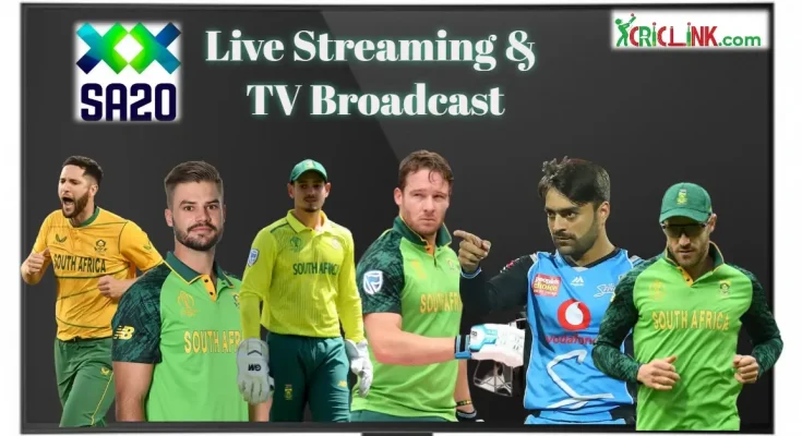 SA20 Live Streaming & TV Broadcast