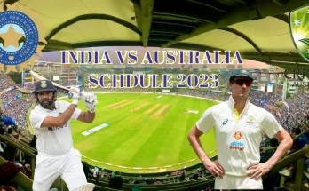 Australia vs India Schedule 2023