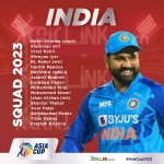 India Asia Cup Squad 2023
