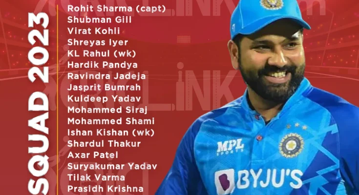 India Asia Cup Squad 2023