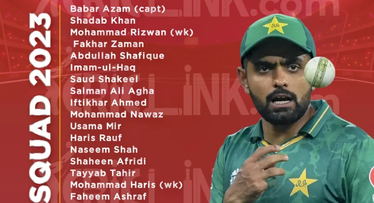 Pakistan Asia Cup Squad 2023