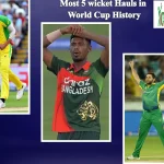 most 5 wicket Hauls in World Cup History